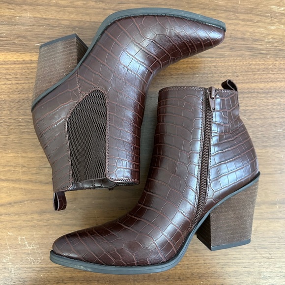 Soul Naturalizer Micah Heeled Ankle Booties in Brown Women’s Size 7.5 - Picture 4 of 8